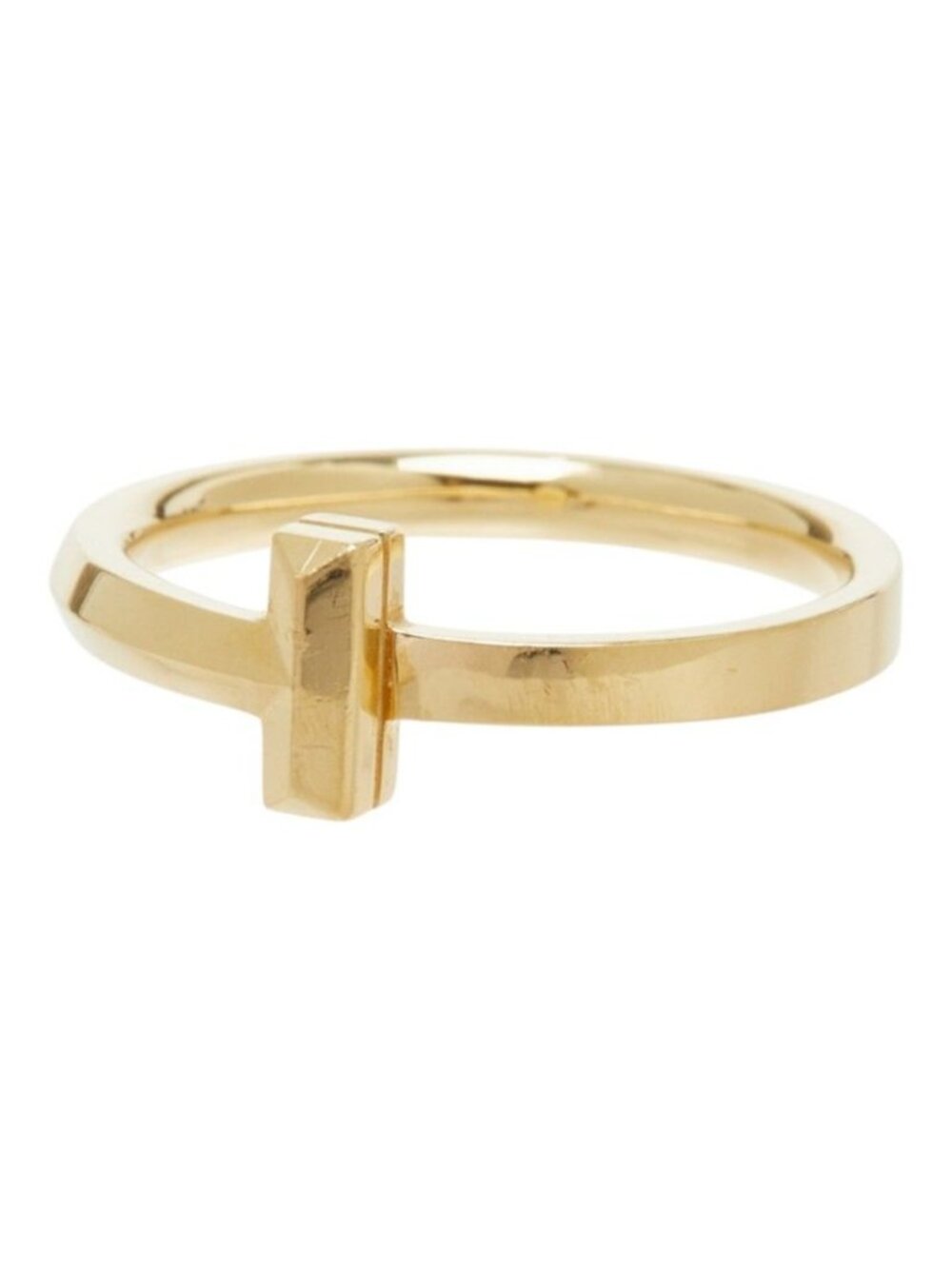 Tiffany & Co T One Narrow Ring Gold 18k Yellow
